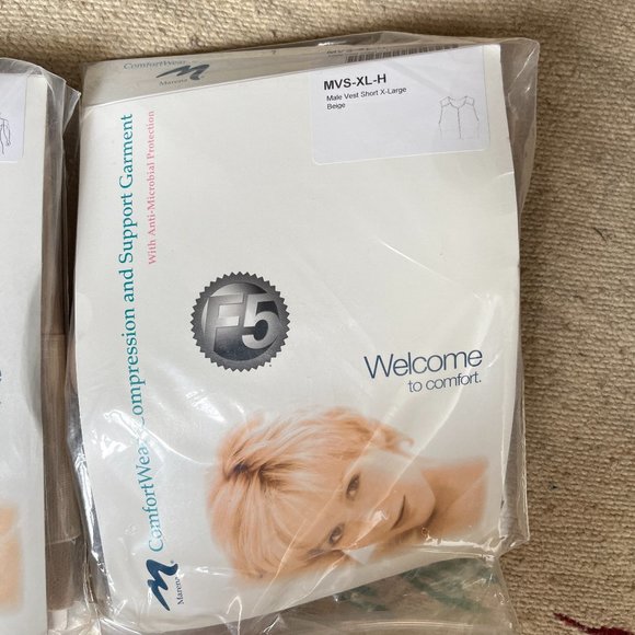 *new* MARENA Lot x5 Post Op/Surgery Compression Garment BINDER/BRA/VEST L + XL - Picture 6 of 8